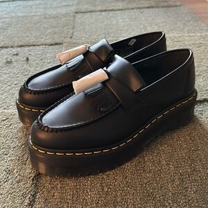 Dr. Marten Leather Platform Tassel Loafers (Adrian) NWT never been worn before!